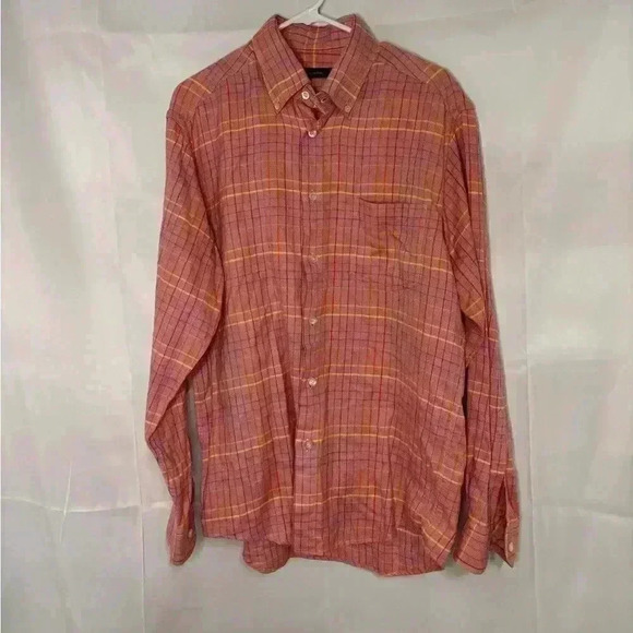 Ermenegildo Zegna Other - Mens size large ermenegildo zeta brand plaid button up shirt, #N487